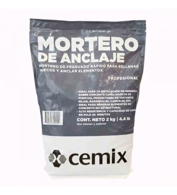 MORTERO DE ANCLAJE CEMIX 2 KG