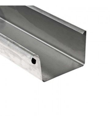 GOTERÓN PARA LOSA GALVANIZADO 4" X 2" X 8'