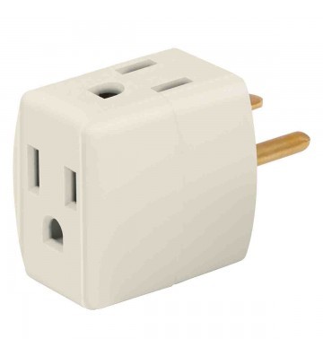 CLAVIJA MULTICONTACTO TRIPLE TIPO CUBO VOLTECK...