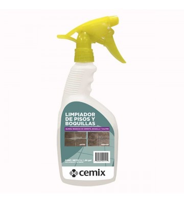 LIMPIADOR DE PISOS Y BOQUILLAS 1 LITRO CEMIX
