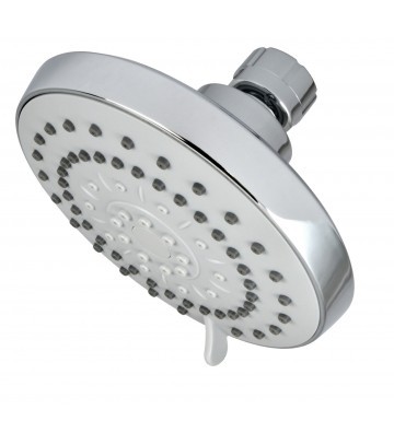 REGADERA ASIA 4-1/2" 5 FUNCIONES CROMADA No. 44AD