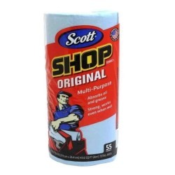 TOALLA LIMPIADORA TALLER AZUL 60 HOJAS...