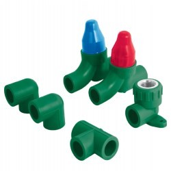 KIT DE INSTALACION PARA REGADERA PPR TERMOFLOW...