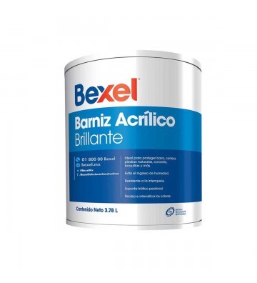 BARNIZ ACRÍLICO BRILLANTE BEXEL 4L
