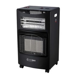 CALEFACTOR PORTATIL CON TURBINA 3 RADIANTES GAS...