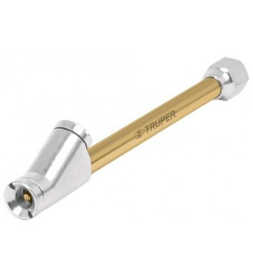 VALVULA INFLADOR CABEZA DOBLE CUERDA 1/4 NPT...