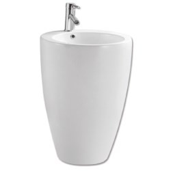 LAVABO REDONDO DE PEDESTAL 50X85X50 CENTIMETROS...