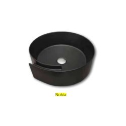 LAVABO REDONDO NEGRO 46X16 CENTIMETROS CASTEL...