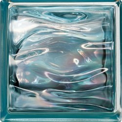 VITROBLOCK AZUL PERLA 19X19X08 CENTIMETROS...