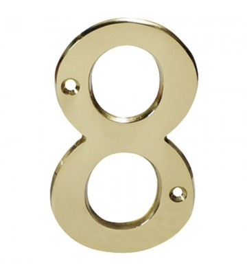 NUMERO "8" DE LATON DEXTER 4" LB No. 4081