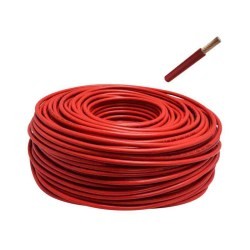 CABLE THHW C-10 ROJO CARRETE 500 METROS No....